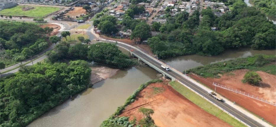 Prefeitura inaugura ponte no bairro Taiaman que liga os setores Norte e Oeste de Uberlndia